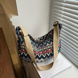 Ethnic Style Tassel Shoulder Bag Large Capacity Totes