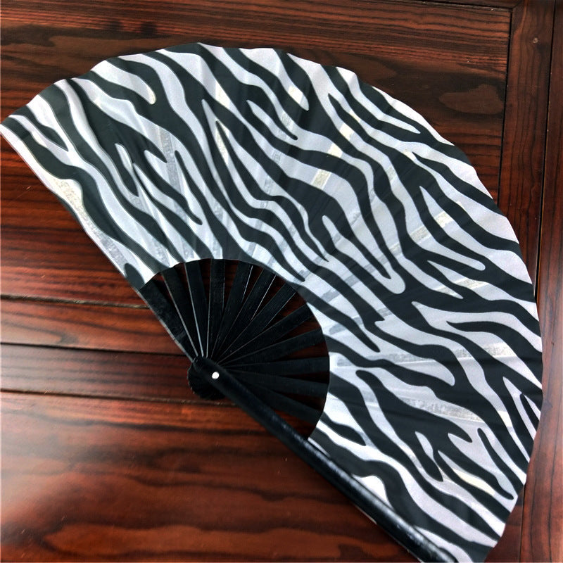 Black Plastic Fans Support Merchandise Kung Fu Fan
