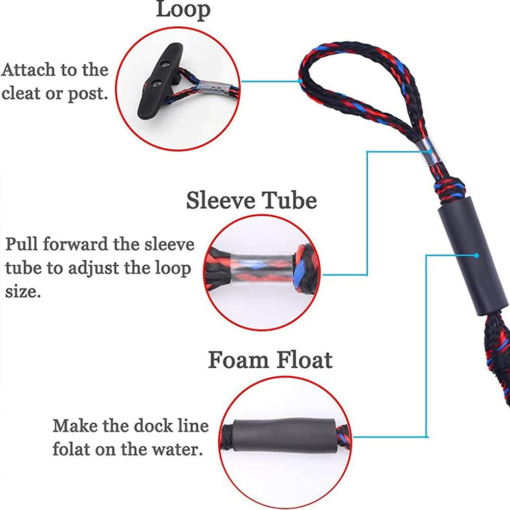 Portable Elastic Water Skiing Rubber Surfing Rope