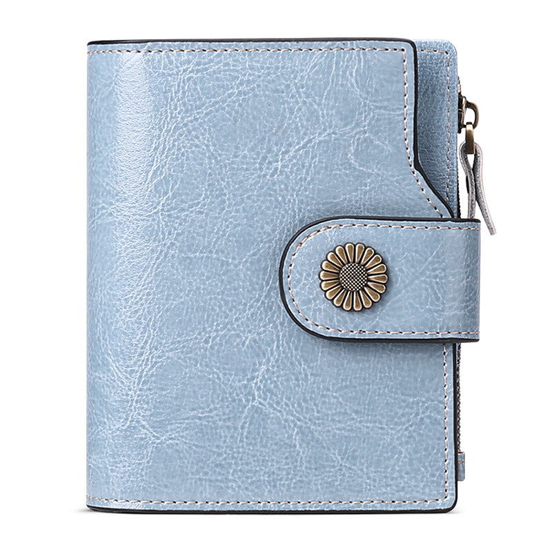 Hasp Clutch Girls Coin Pocket Multifunctional Card Holder