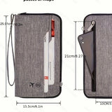 Fashion Solid Color Oxford Cloth ID Storage Bag