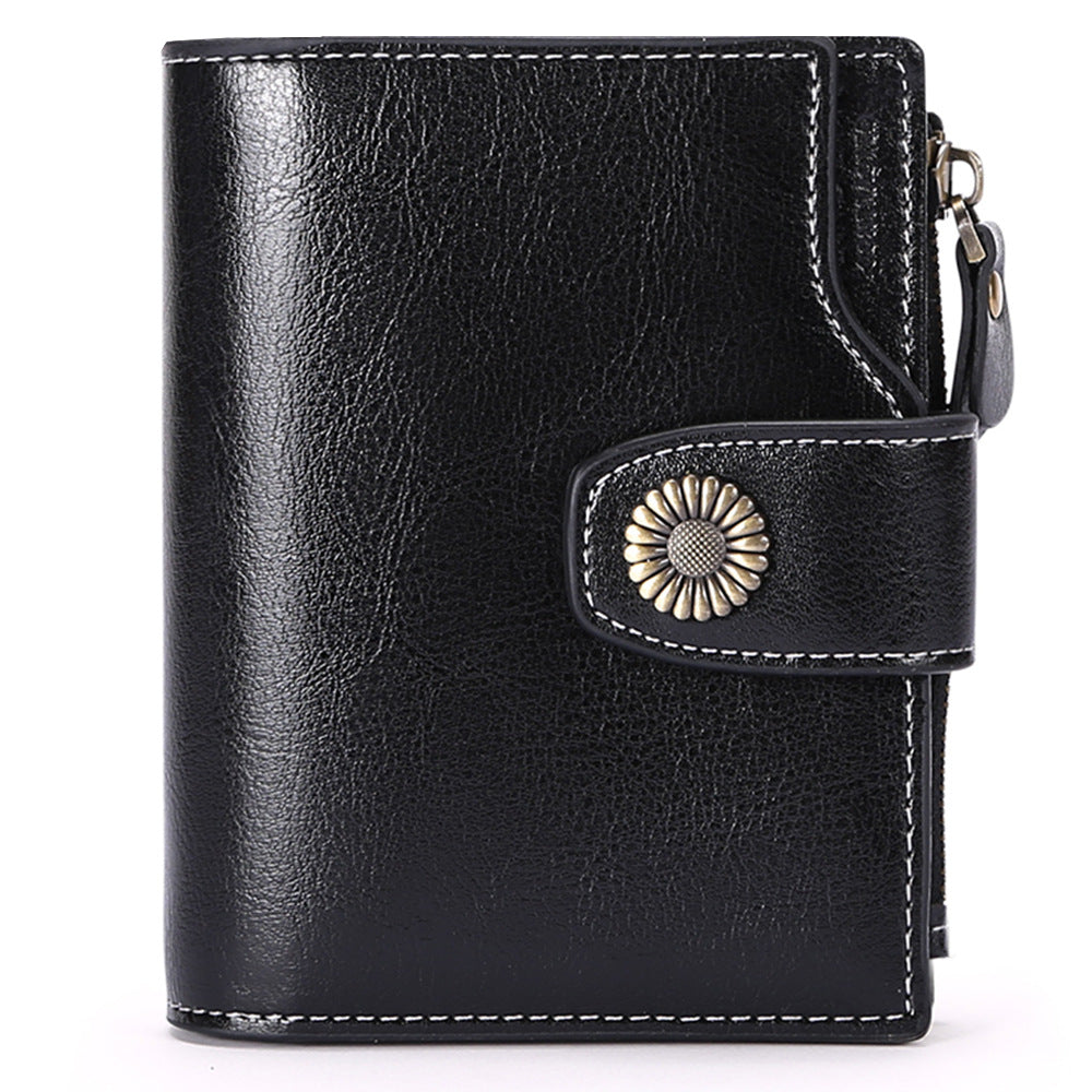 Hasp Clutch Girls Coin Pocket Multifunctional Card Holder