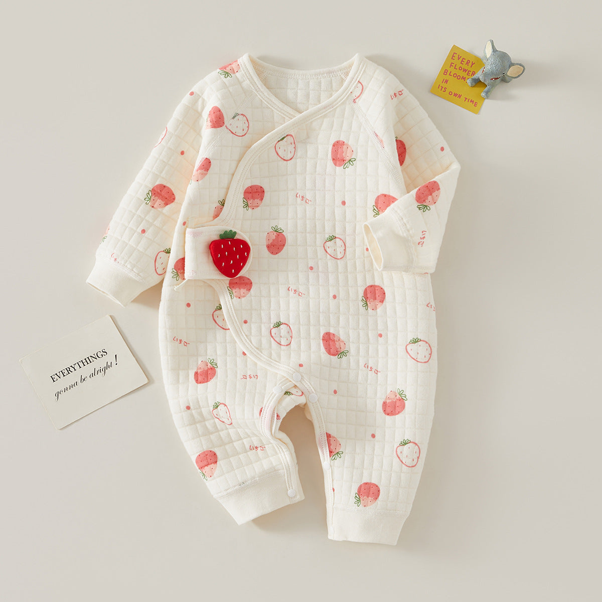 Baby's Thin Cotton Warm Jumpsuit Baby Romper