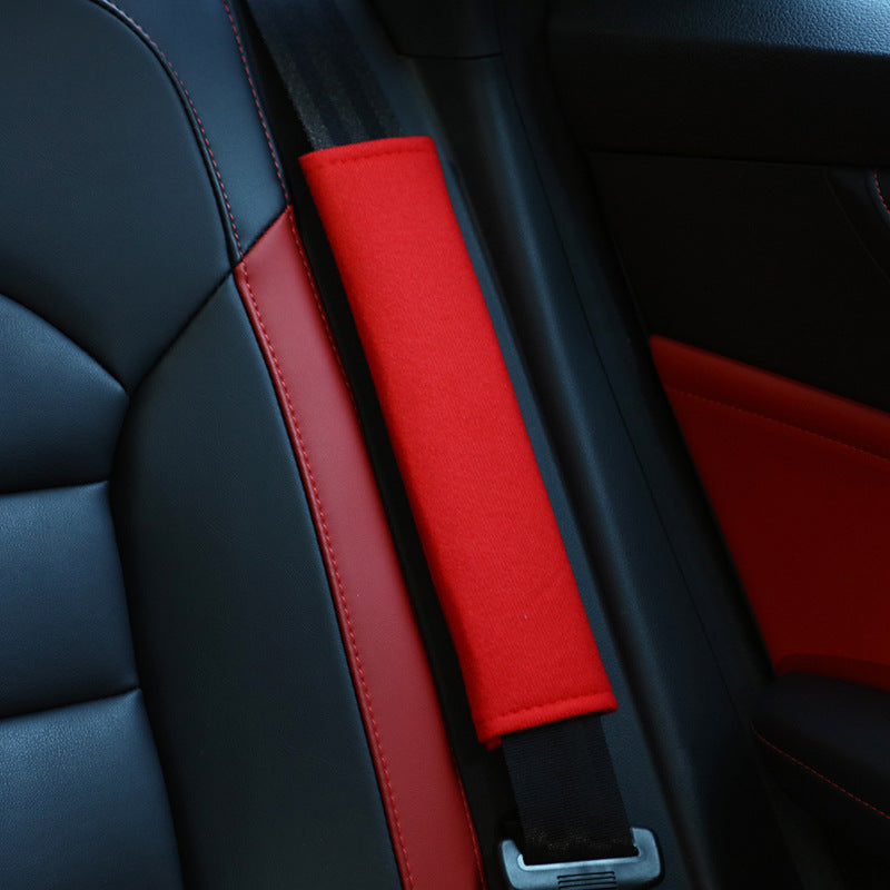 Car Supplies Simple Soft Ice Silk Safety Belt Shoulder Sleeve