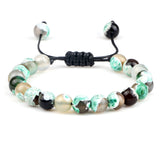 8mm Two-color Beaded Hand Woven Hand Rope