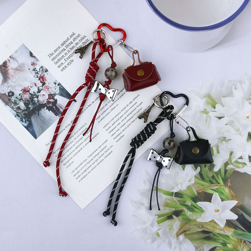 Bow Decorative Keychain Ornaments All-matching