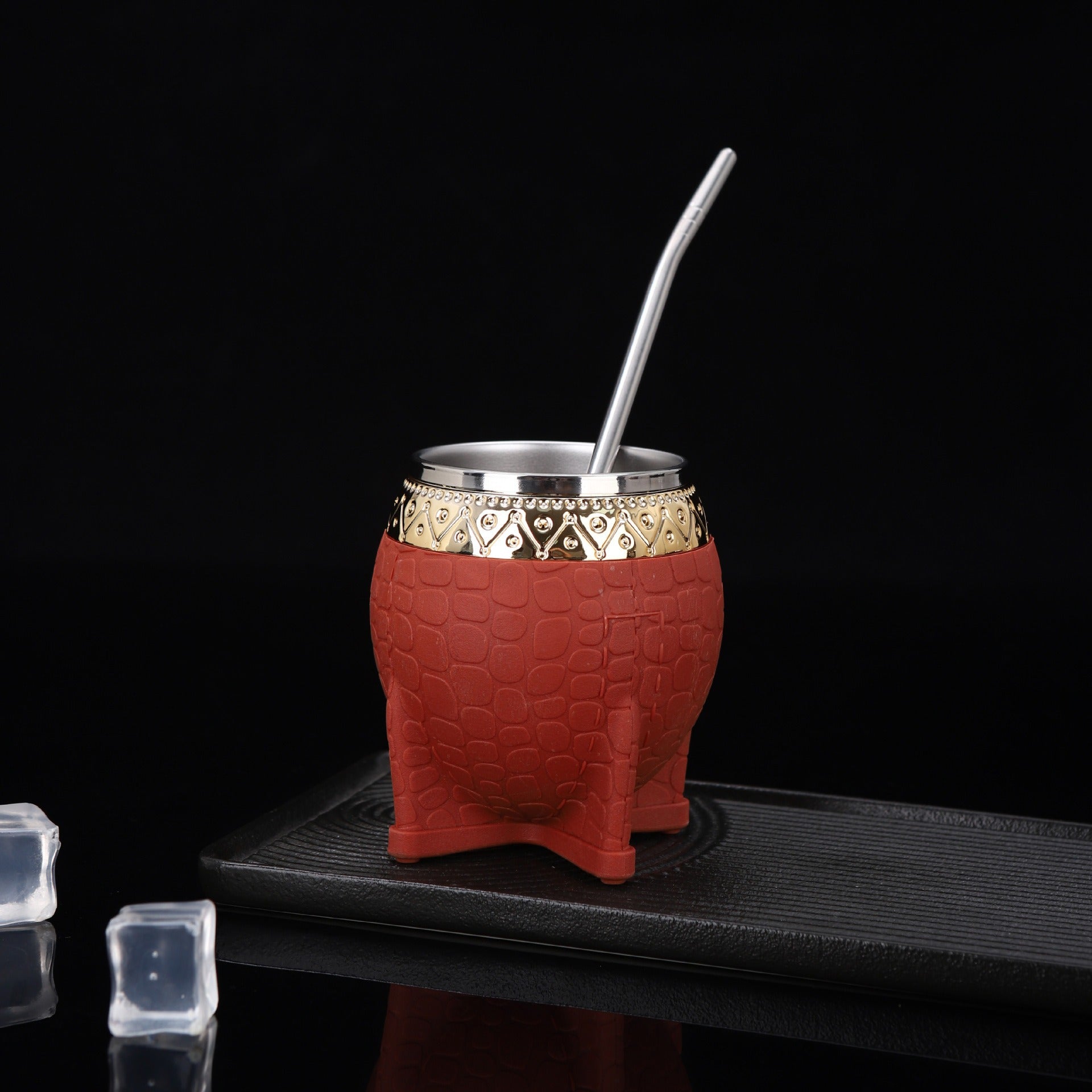 Stainless Steel Madai Cup Double-layer Vacuum With Straw Cup