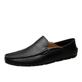 Genuine Leather Casual Cowhide British Soft Bottom Men's Leather Shoes