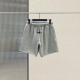 Men's Casual Five-point Solid Color Sweatpants