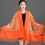 Scarf Shawl Cashmere Warm Cheongsam Outerwear