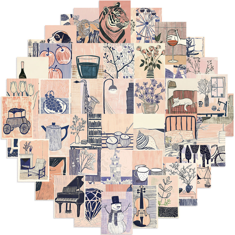 Abstract Art Stickers