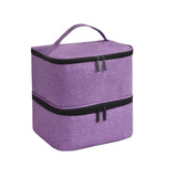 Nail Polish Essential Oil Storage Bag Portable Double Layer Makeup Storage Box
