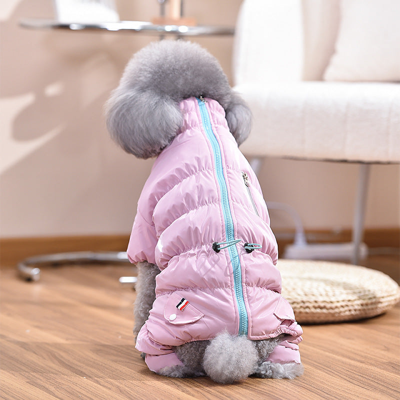 Dog Fashion Outdoor Tight Belly Wrap Shell Jacket