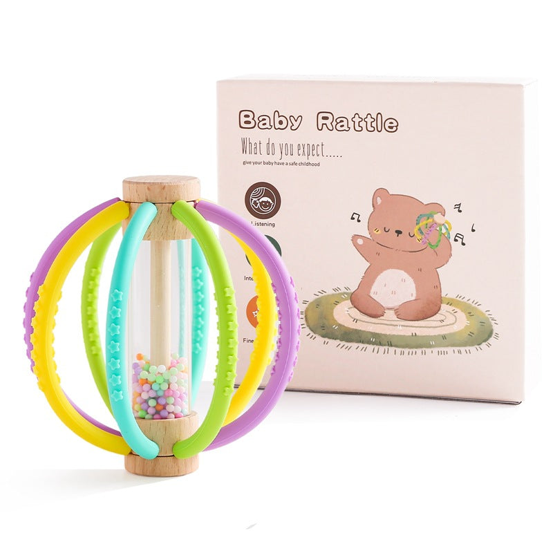 Children's Teether Hand Ball Three-dimensional Rattle Soothing Molar Toys