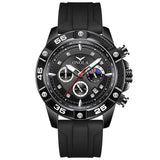 Fashion Casual New Style Multifunctional Quartz Waterproof Tape Watch