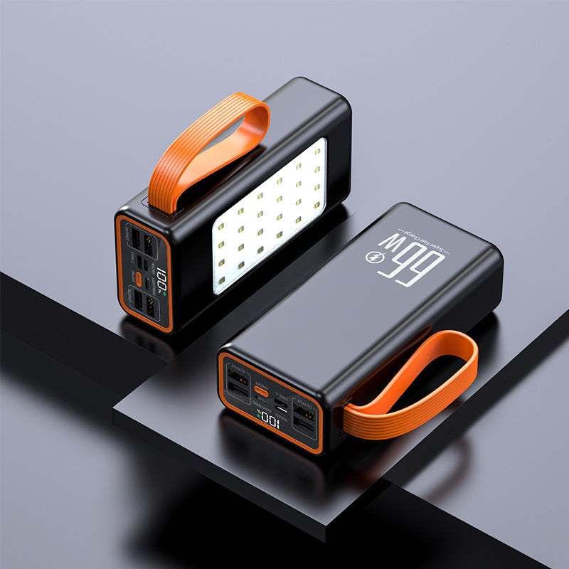 Power Bank Super Capacity Solar Outdoor Portable Camping Light