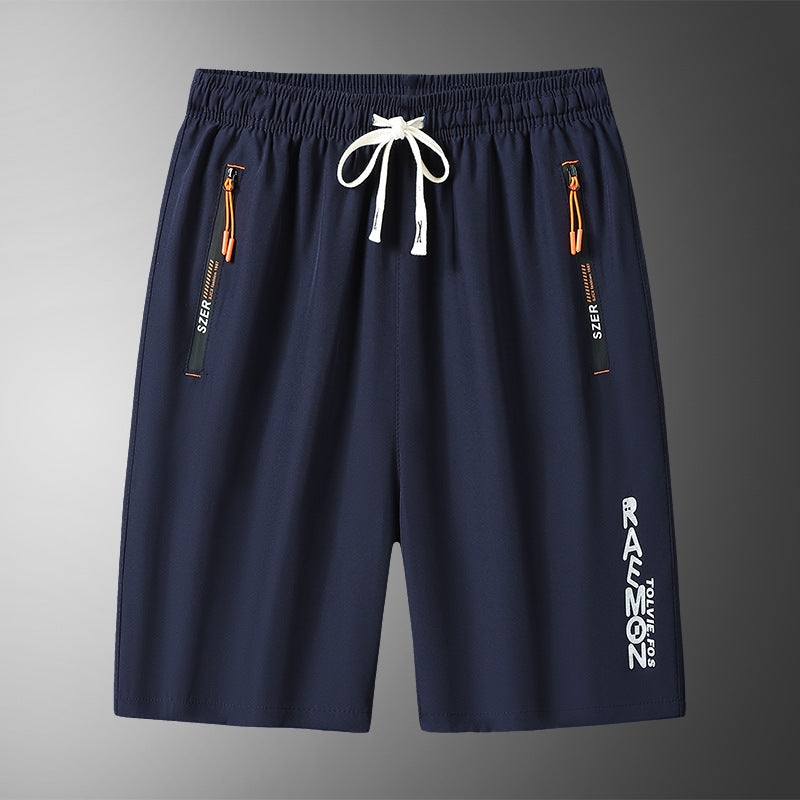 Loose Breathable Men's Fifth Pants