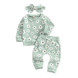Personality New Waffle Print Sweater Suit