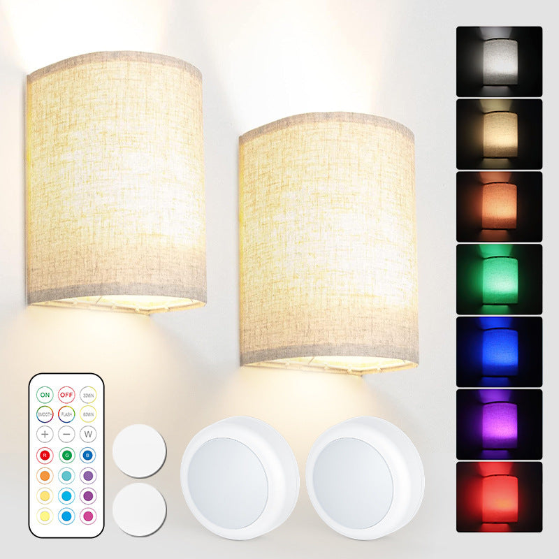 13 Color Wall Lamp Lighting Decoration Dimmable Bedroom Living Room Corridor