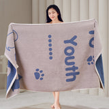 Household Thickened Absorbent Cotton Bath Towel