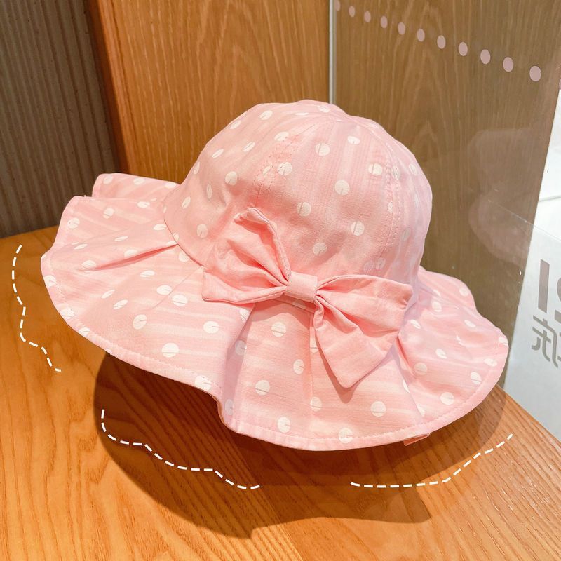 Summer Sunscreen Large Brim Hat Flowers Children's Sun Hat Girls