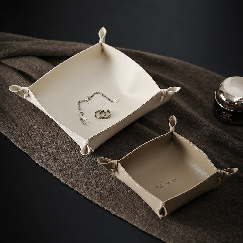 Affordable Luxury Style Leather Storage Tray