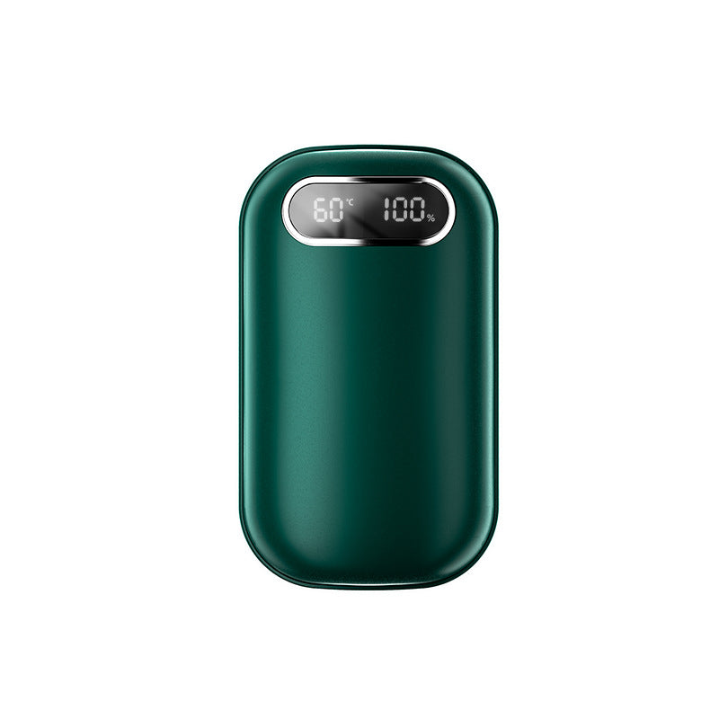 Large Capacity Double-sided Heating Digital Display USB Charging Portable Hand Warmer