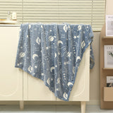 Baby Cartoon Air Conditioner Quilt Luminous Blanket Single Office Nap Flannel