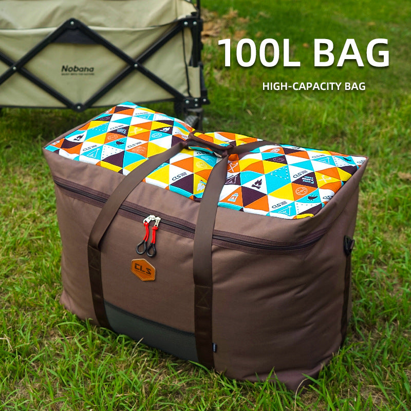 CLS Outdoor Large Capacity Camping Bag Camping Self-driving Equipment Storage Bag