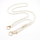 Autumn And Winter Wooden Bead Bag Chain Letter Double Layer