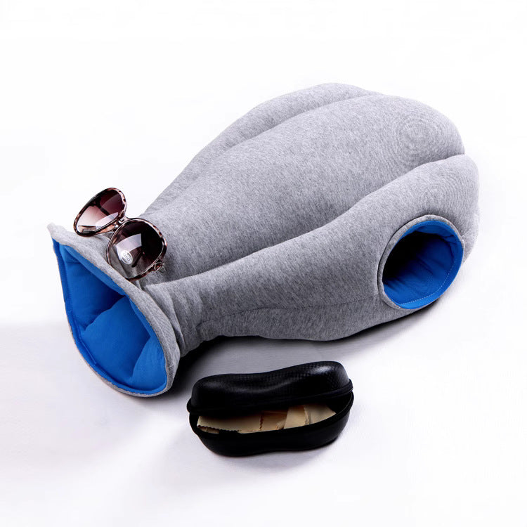 Simple And Portable Traveling Pillow Sleeping Ostrich Headgear