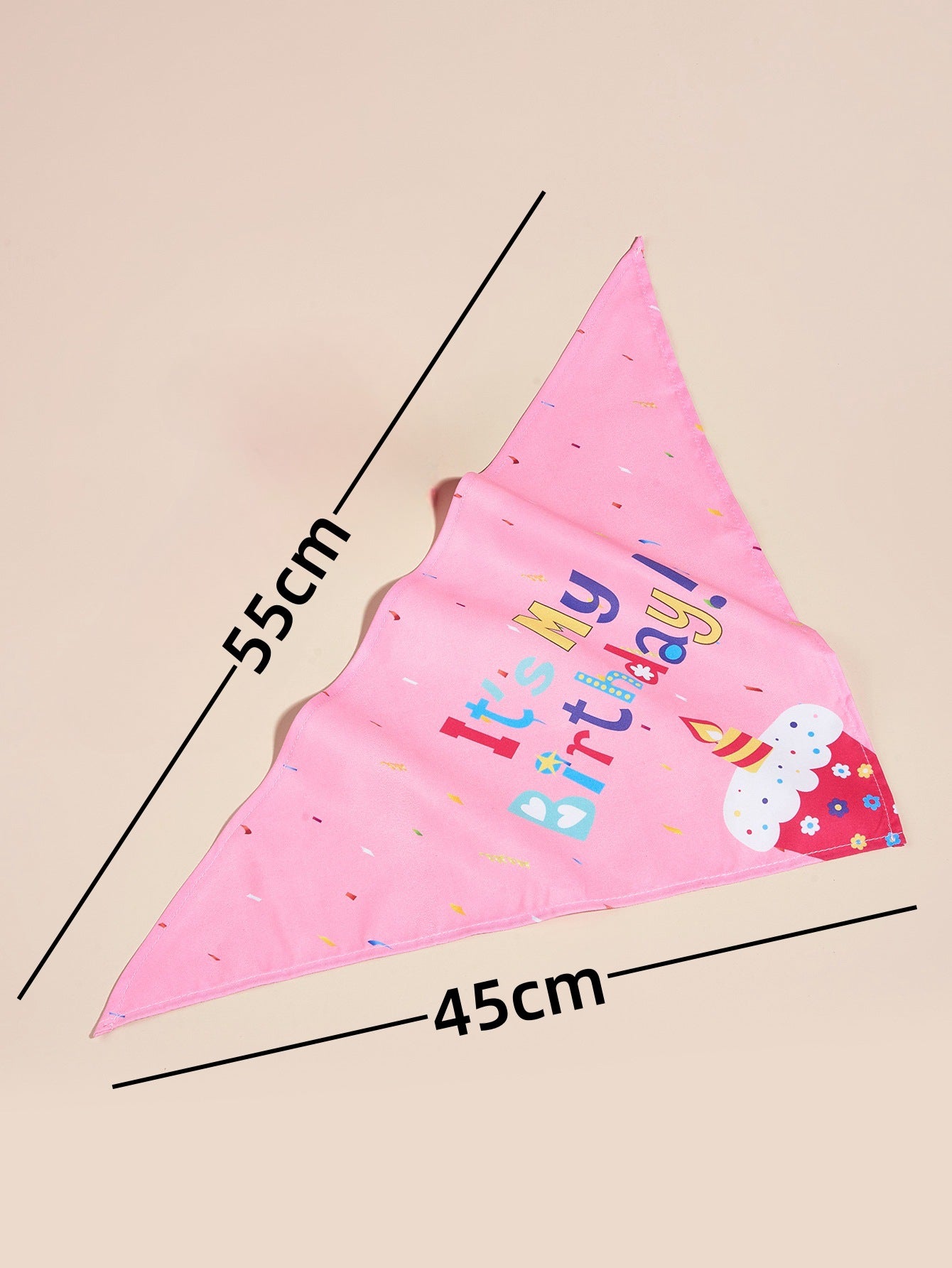 Creative Printing Dog Triangular Binder Birthday Saliva Towel Accessories