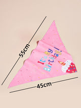 Creative Printing Dog Triangular Binder Birthday Saliva Towel Accessories