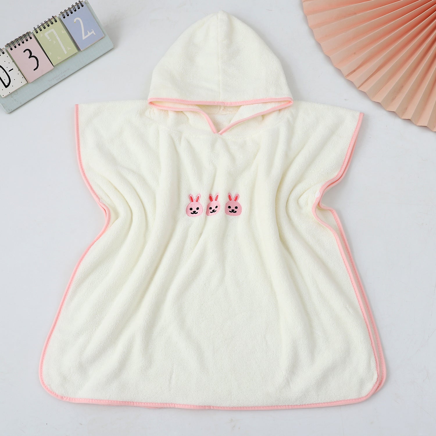 Children's Embroidery Bear Cloak Children's Bathrobes
