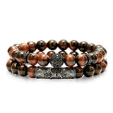 Tiger-Eye Bracelet Men's Versatile Accessories Niche High Sense Ornament Natural Stone Bracelet