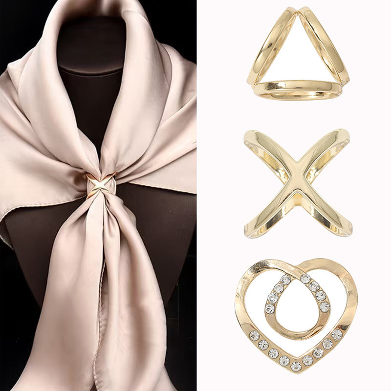 Female Personality Shawl Buckle Decorative Accessories