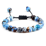 8mm Two-color Beaded Hand Woven Hand Rope