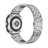 Butterfly Clasp Metallic Stainless Steel Strap