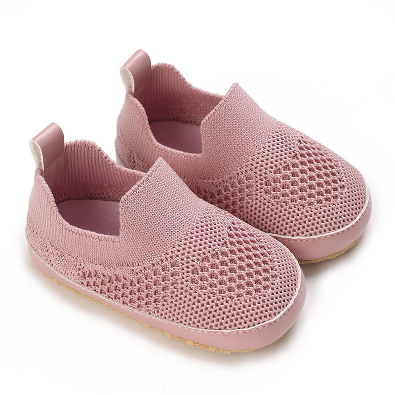Baby's Shoes Male And Female Baby Slip-on Soft Bottom Breathable Toddler Shoes