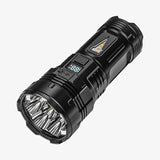 Outdoor Strong Light Super Bright Long-range Multi-gear Dimming Long-lasting Endurance Type-C Rechargeable Flashlight
