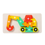 Puzzle Model Baby Cognitive Young Children Education Toy