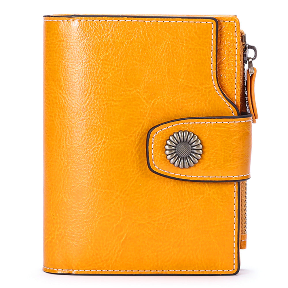 Hasp Clutch Girls Coin Pocket Multifunctional Card Holder