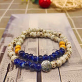 Retro Double-layer Ceramic Bracelet For Women