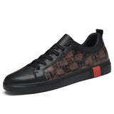 Men's Flat Fashionable Cowhide Casual Shoes