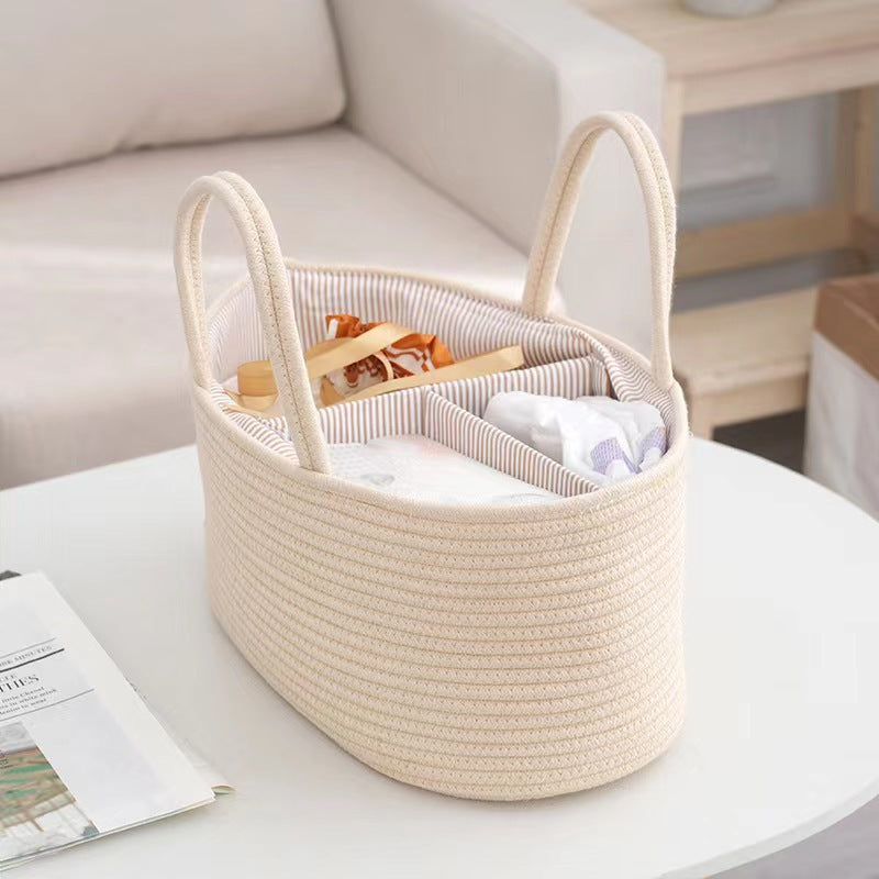Baby Supplies Portable Compartment Storage Basket
