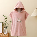 Children's Embroidery Bear Cloak Children's Bathrobes