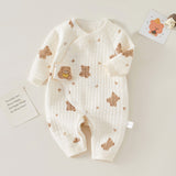 Baby's Thin Cotton Warm Jumpsuit Baby Romper