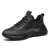 Men's Breathable Leather Sports Shoes
