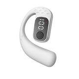 Rotating Digital Display Bone Conduction External Bluetooth Headset