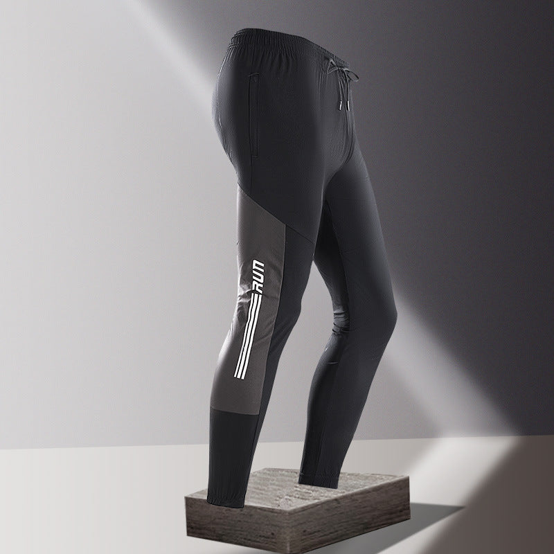 Men's Fashion Exercise Breathable Ice Silk Leggings